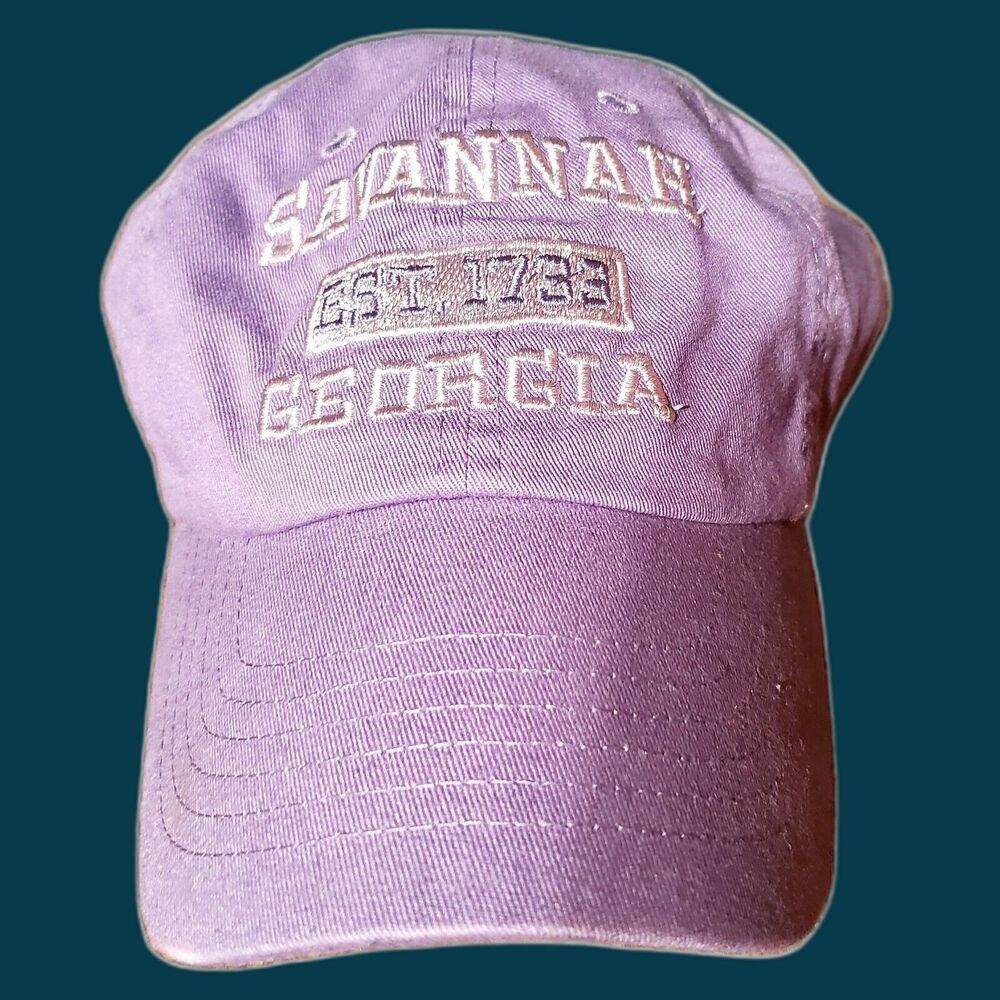 Savannah Georgia EST 1733 - Periwinkle Blue Adjustable Baseball Cap - NwoT - Picture 3 of 8